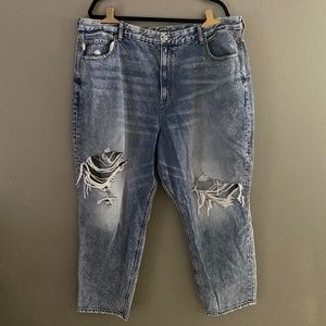 American Eagle High Rise Curvy Mom Jean Size 22